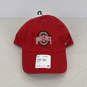 Ohio State Buckeyes Nike Heritage86 Logo Adjustable Hat Cap Red NEW